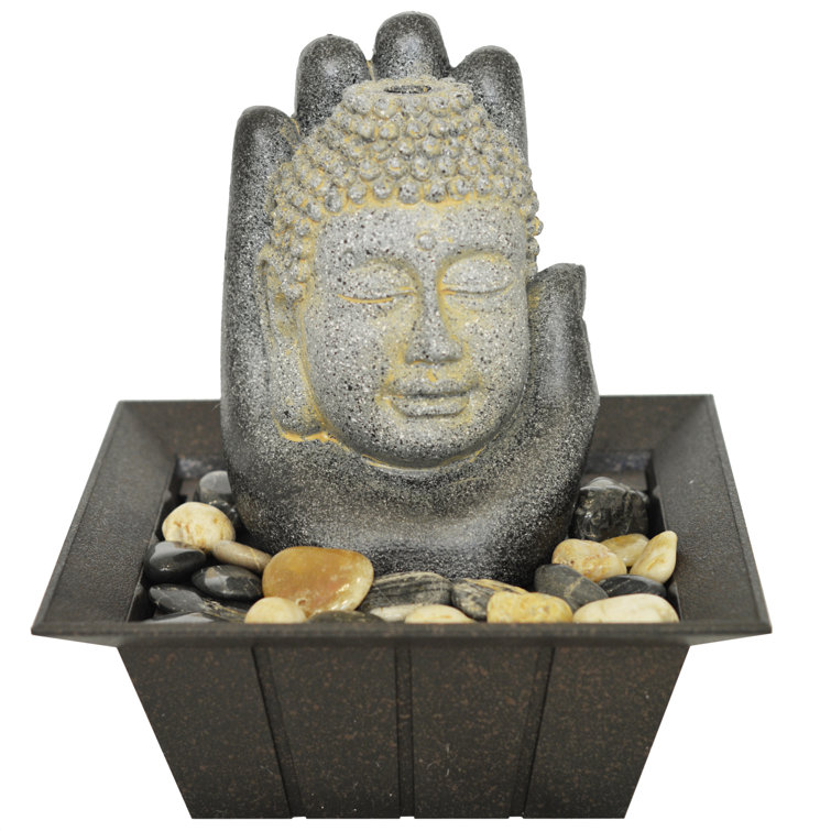 Dakota Fields Thunderbolt Resin Buddha Fountain Wayfair.ie
